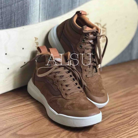 vans ultrarange hi mte glazed ginger mens shoes